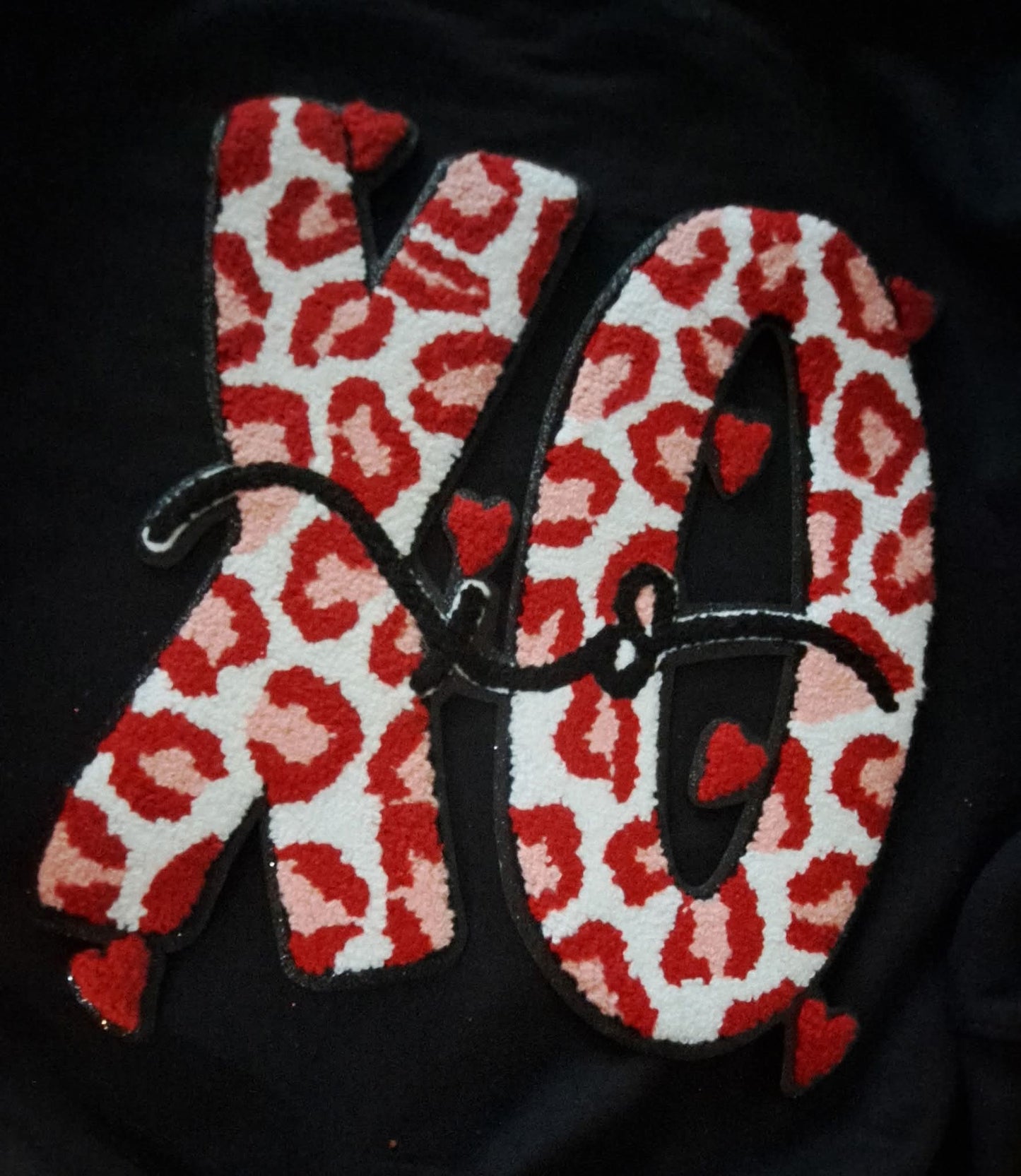 XO with Chenille Patch