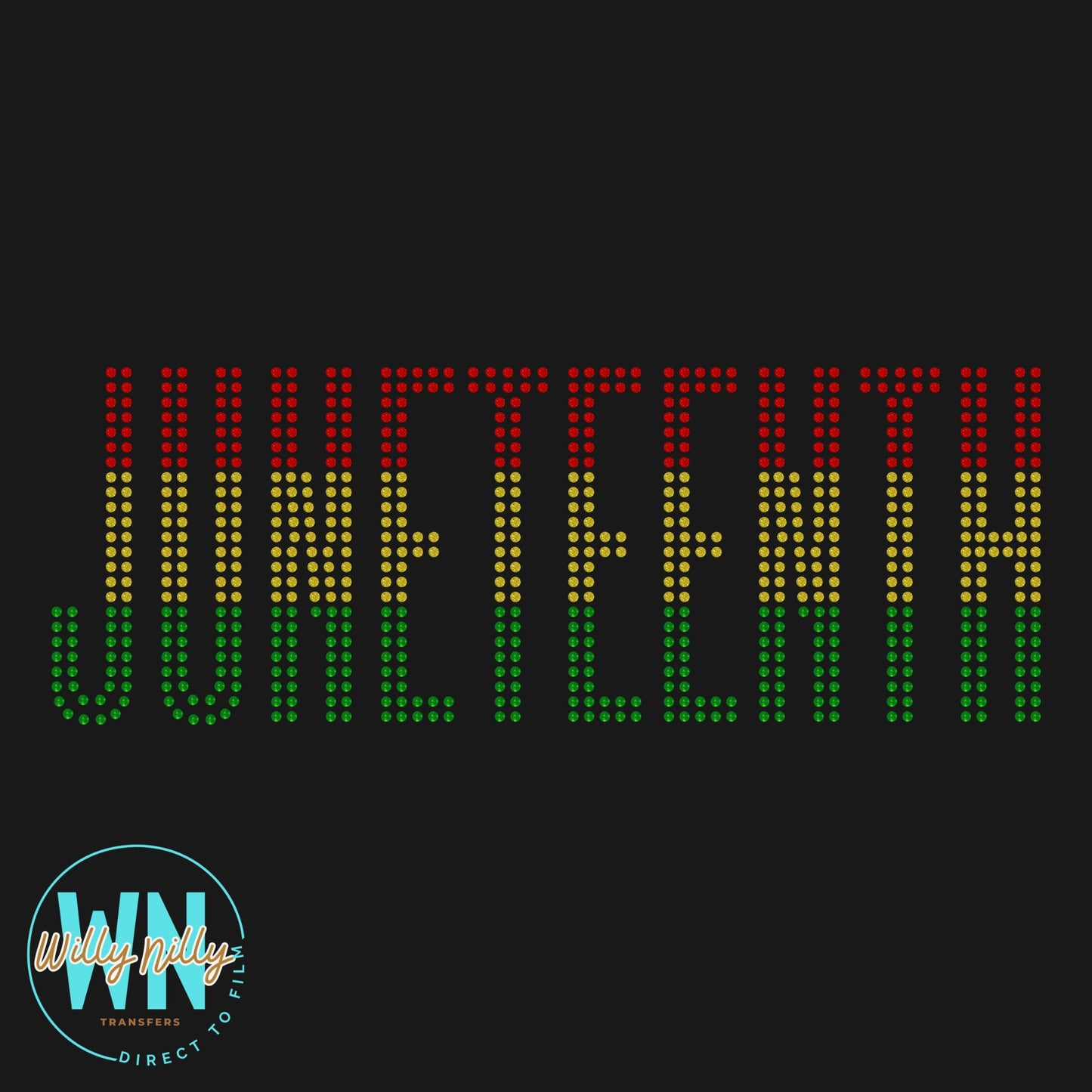 Juneteenth-Ready to Press Spangle Transfer