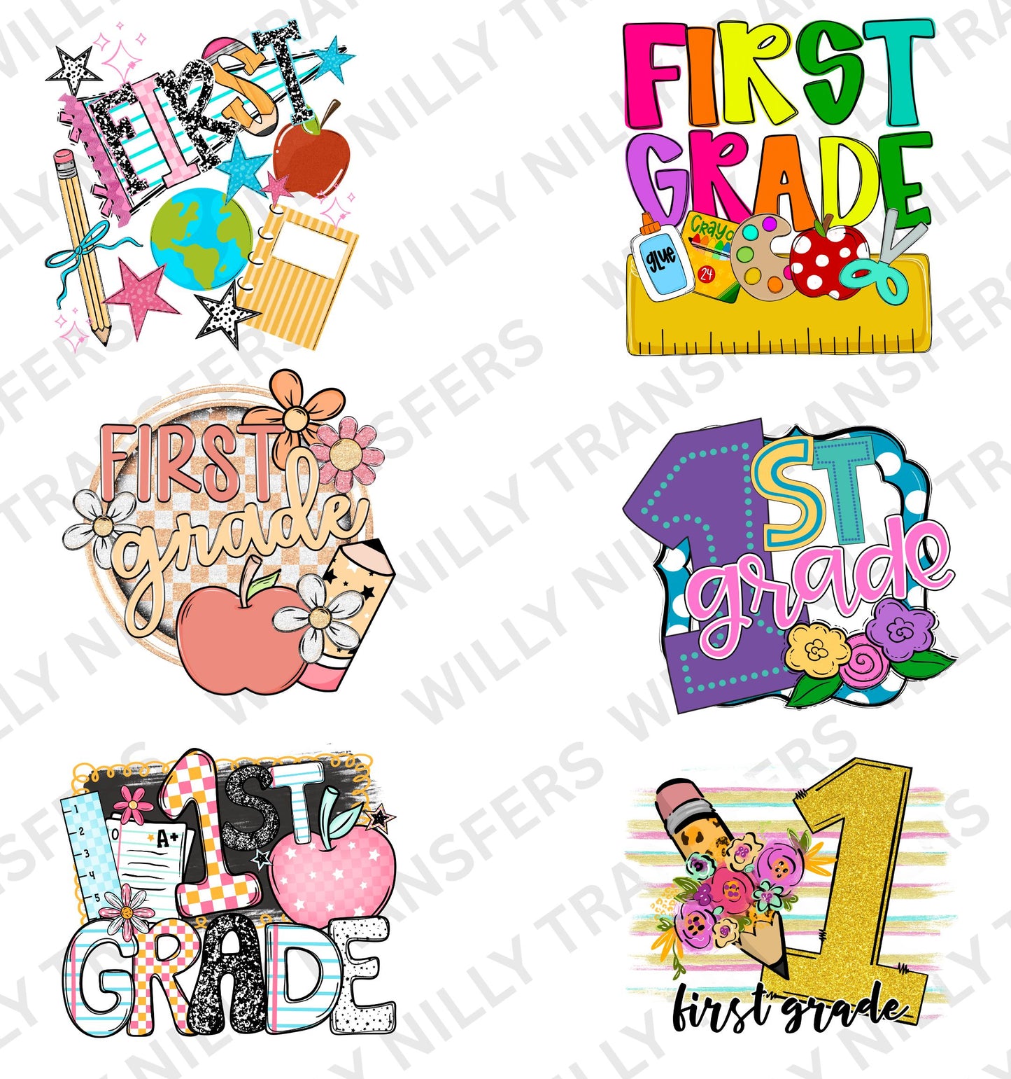 Premade Gang Sheet-1st Grade (Youth)