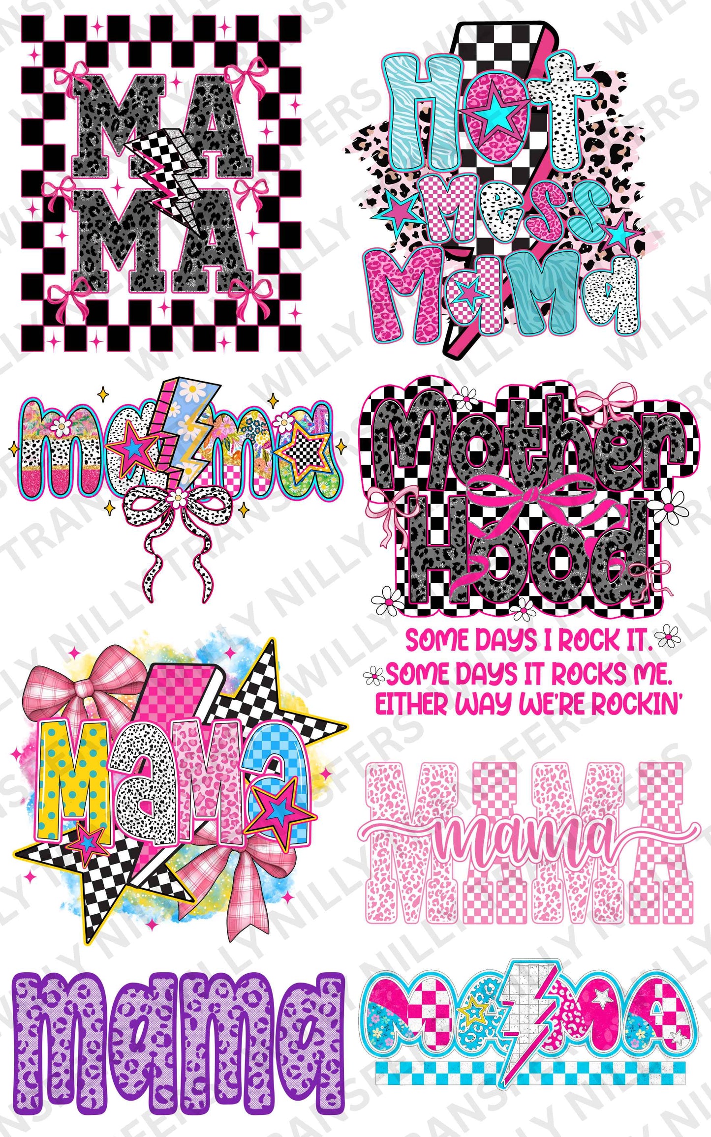 Premade Gang Sheet-Hot Mess Mama (Adult)