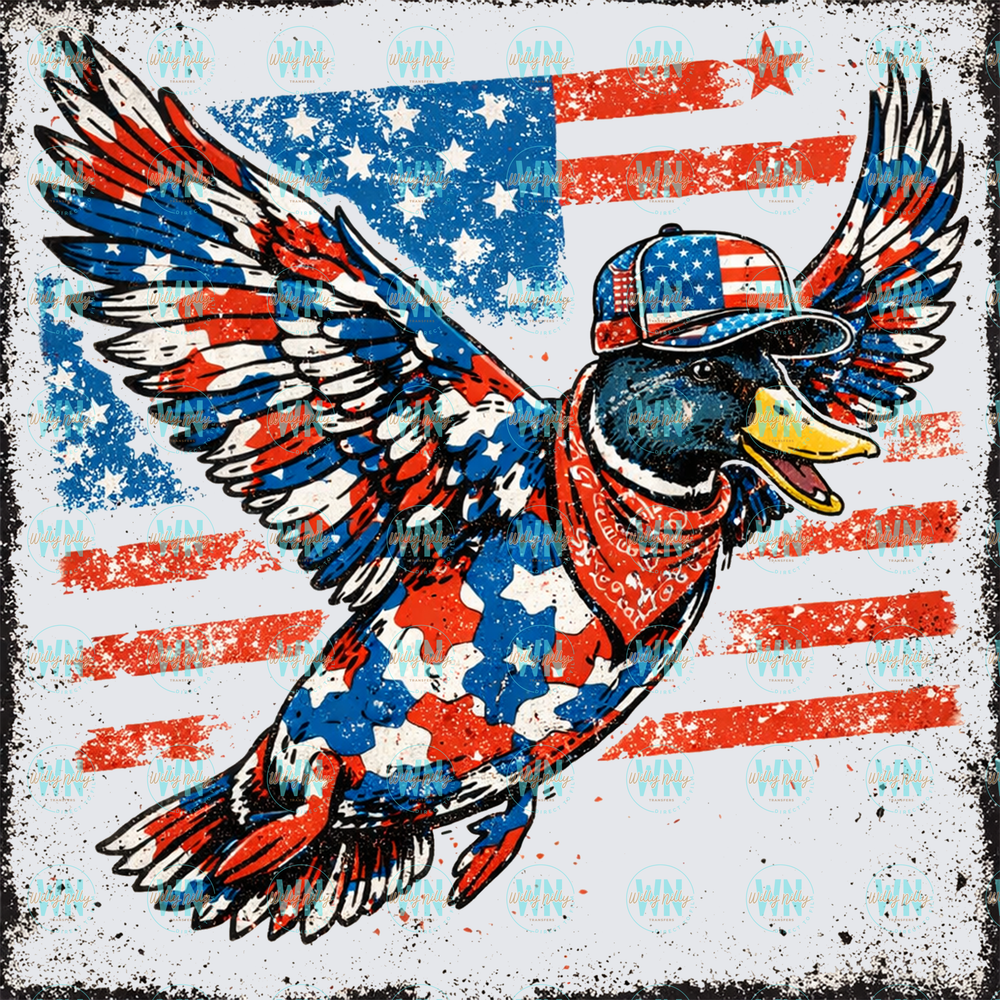 American Duck-Ready to Press DTF Transfer