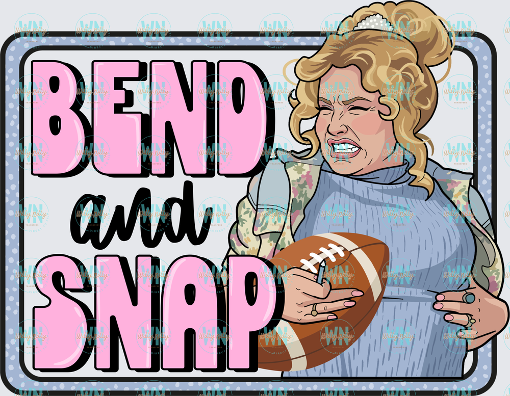 Bend and Snap-Ready to Press DTF Transfer