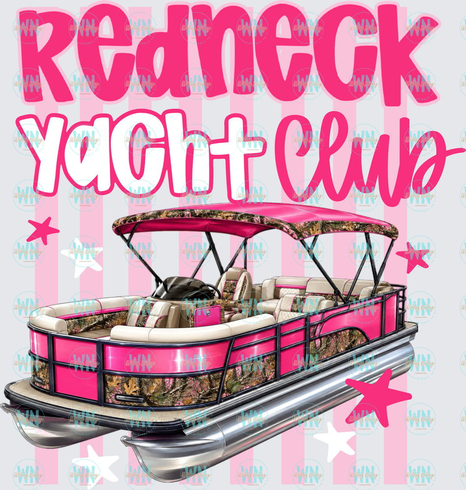 Redneck Yacht Club-Ready to Press DTF Transfer