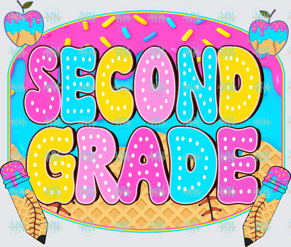 Second Grade (sweet)-Ready to Press DTF Transfer