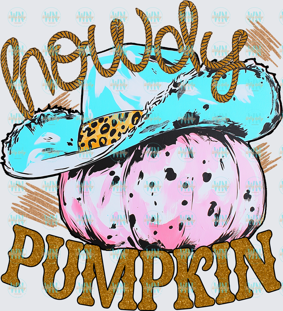 Howdy Pumpkin-Ready to Press DTF Transfer