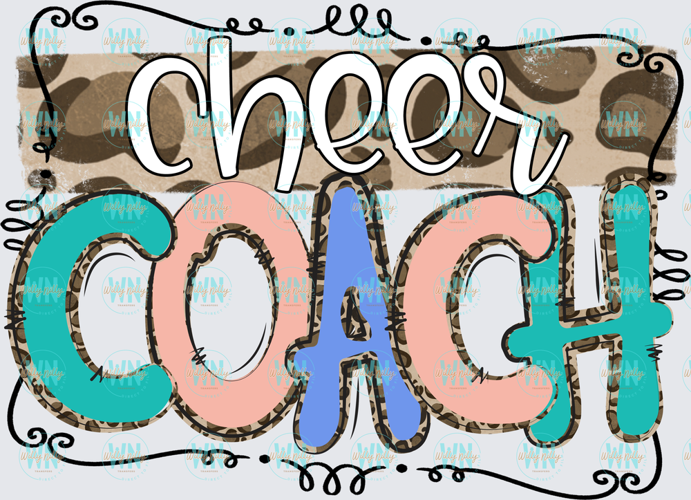 Cheer Coach-Ready to Press DTF Transfer