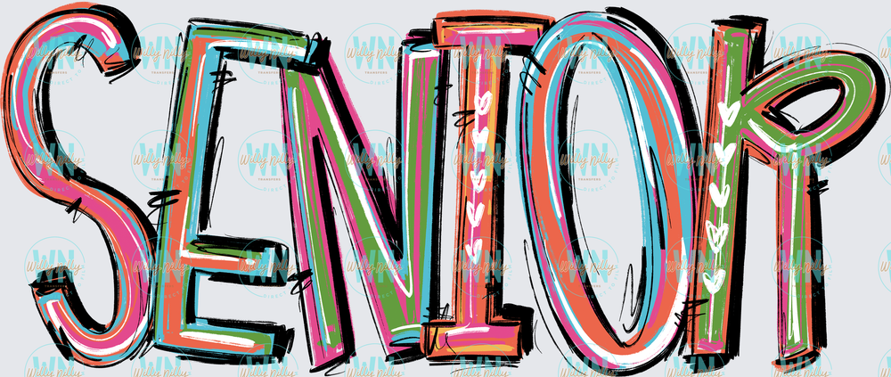 Senior (pixie font)-Ready to Press DTF Transfer