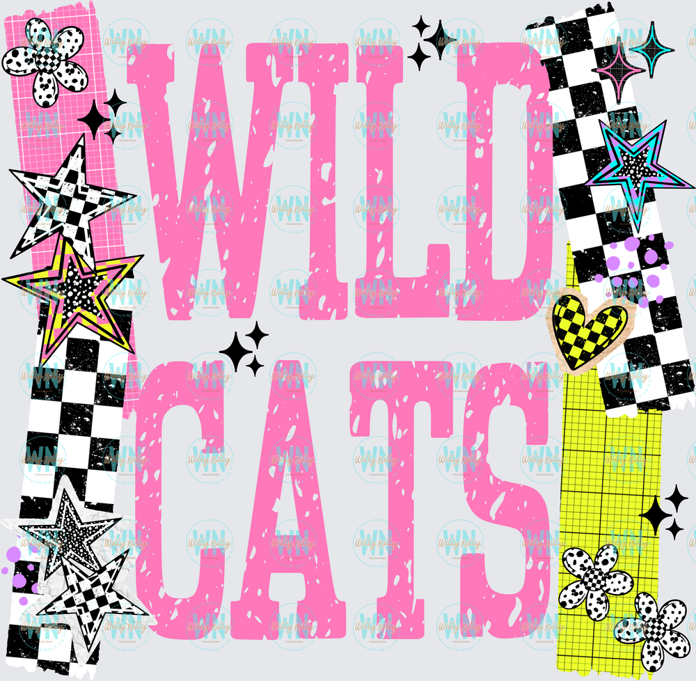 Wildcats (pink)-Ready to Press DTF Transfer