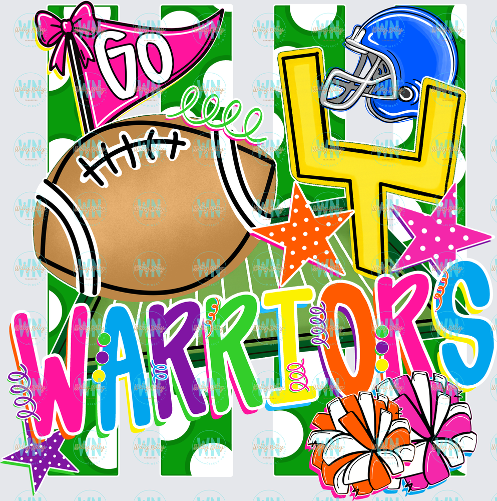 Go Warriors-Ready to Press DTF Transfer