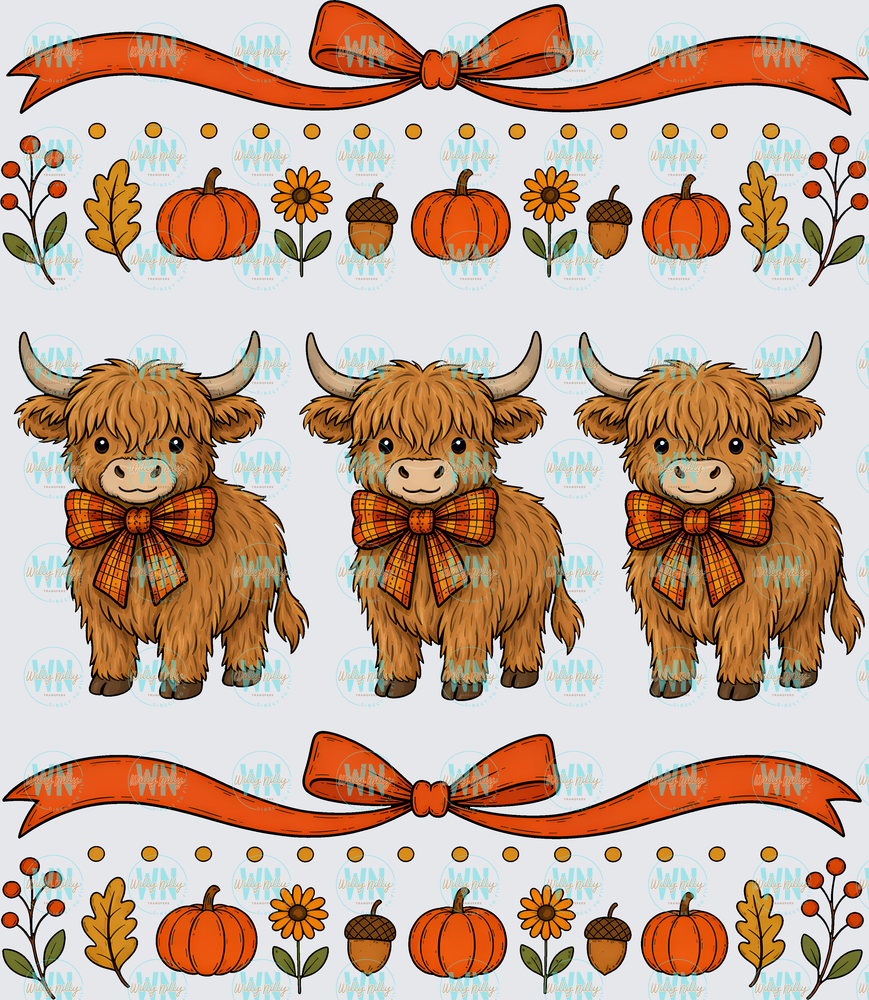 Vintage Fall Cow-Ready to Press DTF Transfer