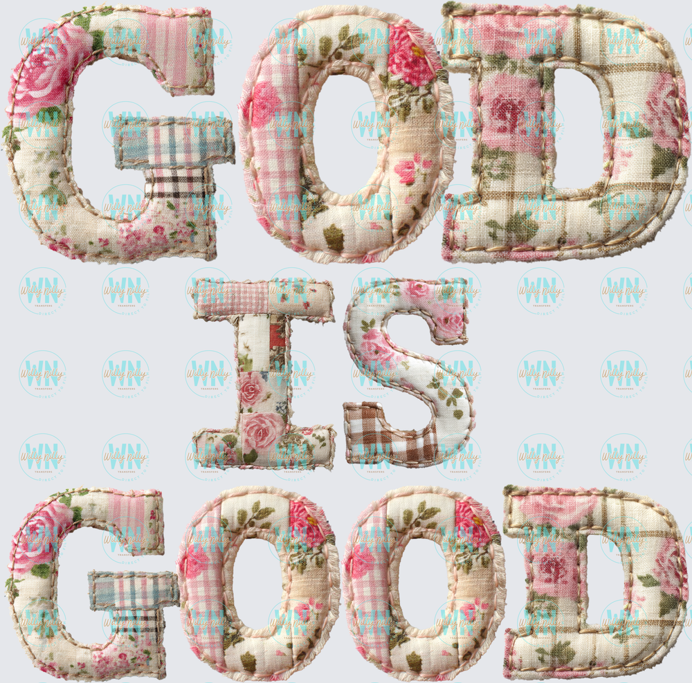 God is Good-Ready to Press DTF Transfer