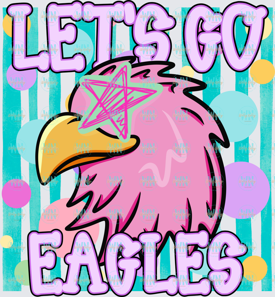 Let’s Go Eagles-Ready to Press DTF Transfer