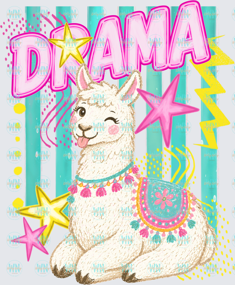 Drama-Ready to Press DTF Transfer