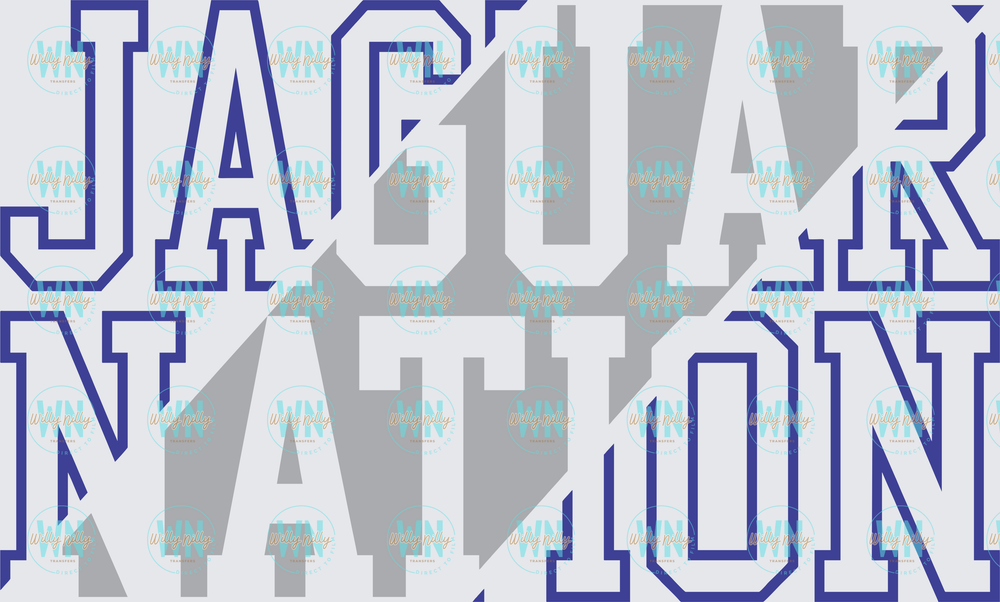 Jaguar Nation-Ready to Press DTF Transfer