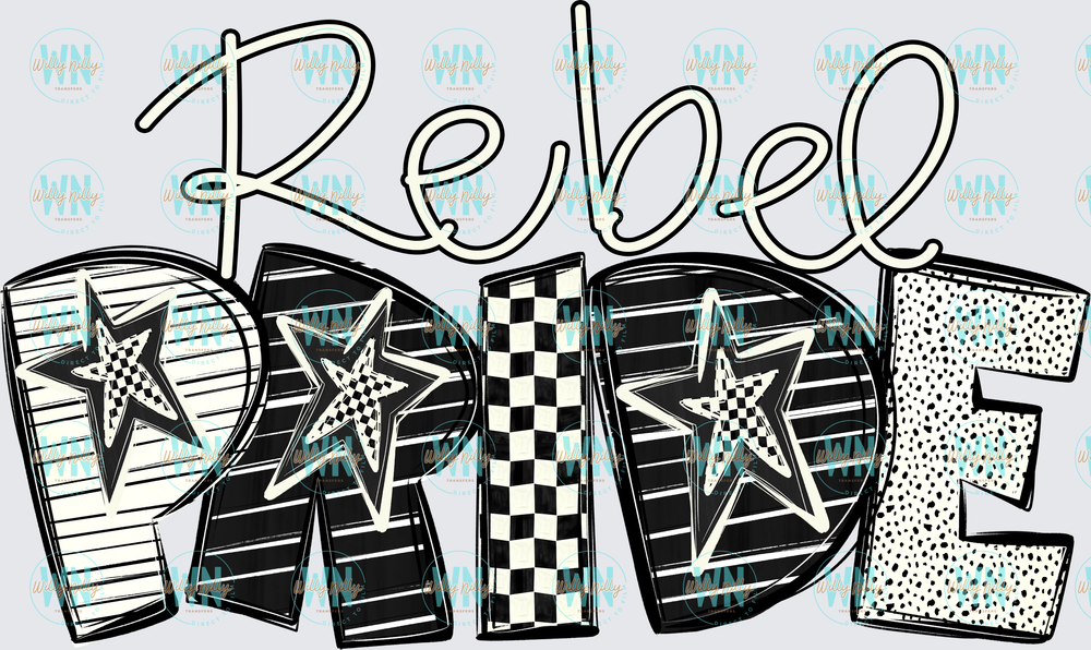 Rebel Pride-Ready to Press DTF Transfer
