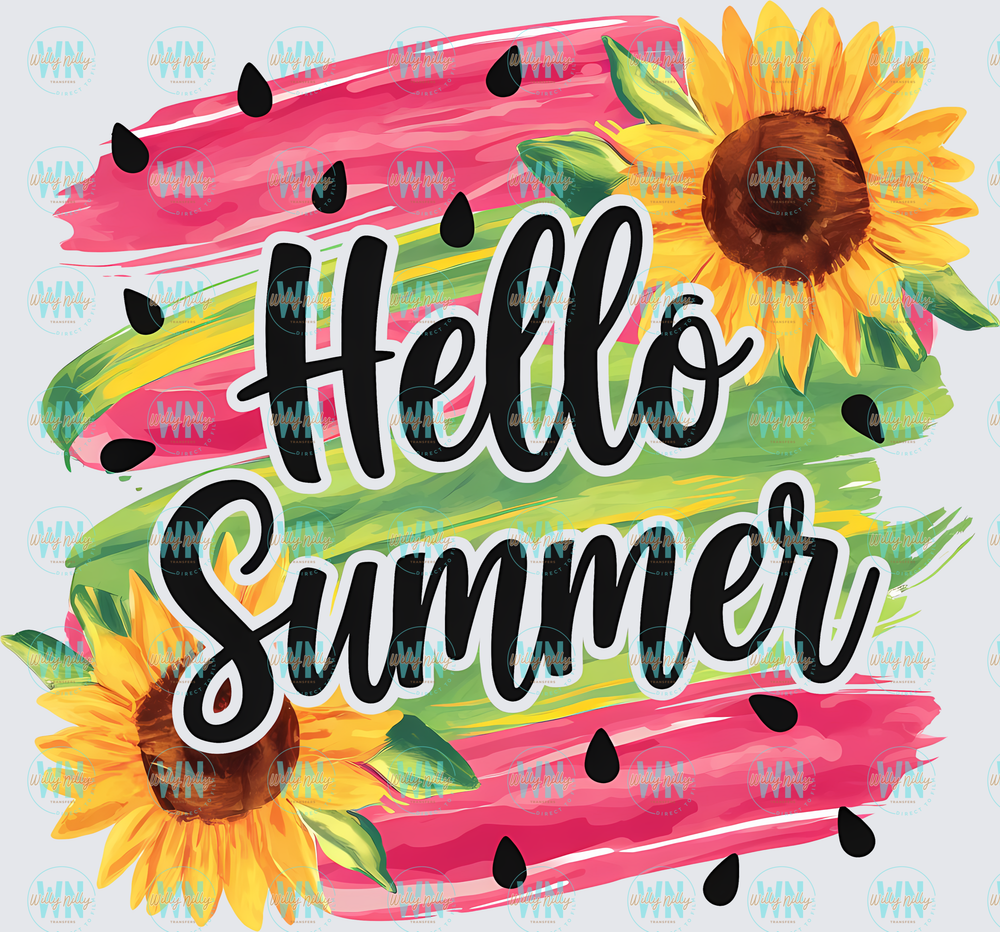Hello Summer-Ready to Press DTF Transfer