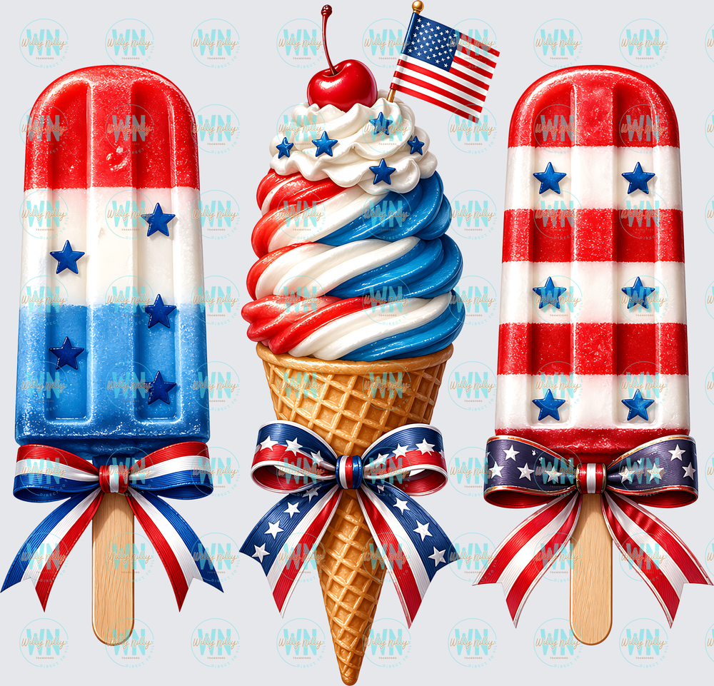 Freedom Popsicles-Ready to Press DTF Transfer
