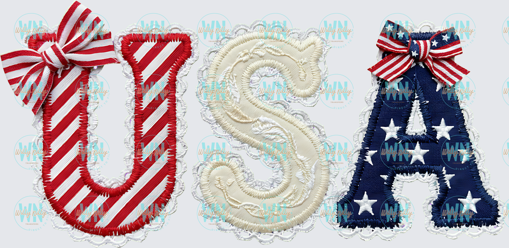 Cute USA-Ready to Press DTF Transfer