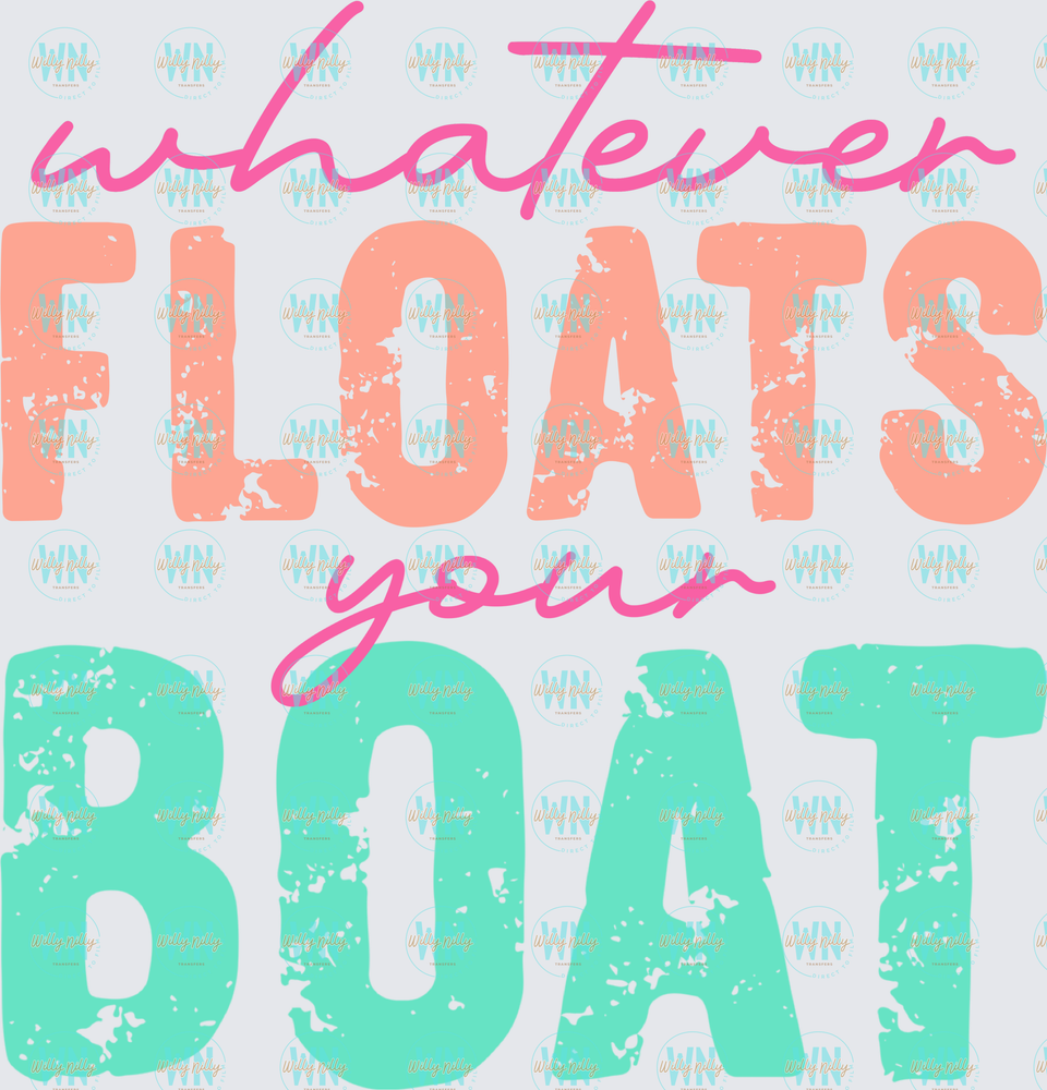 floats boat