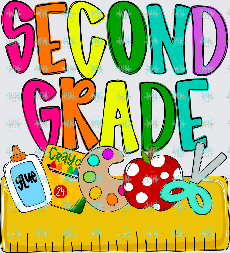 Second Grade-Ready to Press DTF Transfer