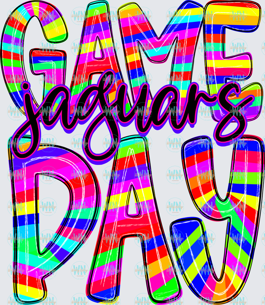 Game Day (jaguars)-Ready to Press DTF Transfer