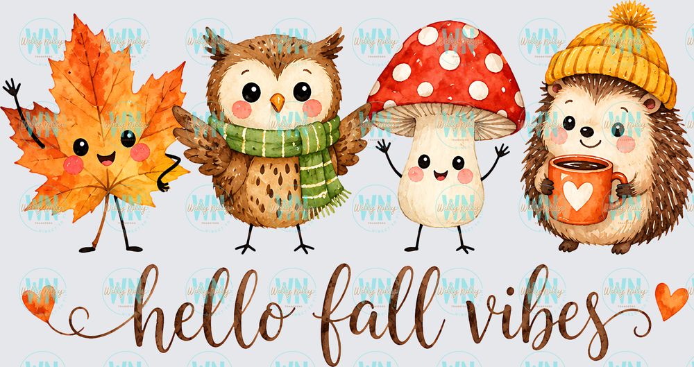 Hello Fall Vibes-Ready to Press DTF Transfer