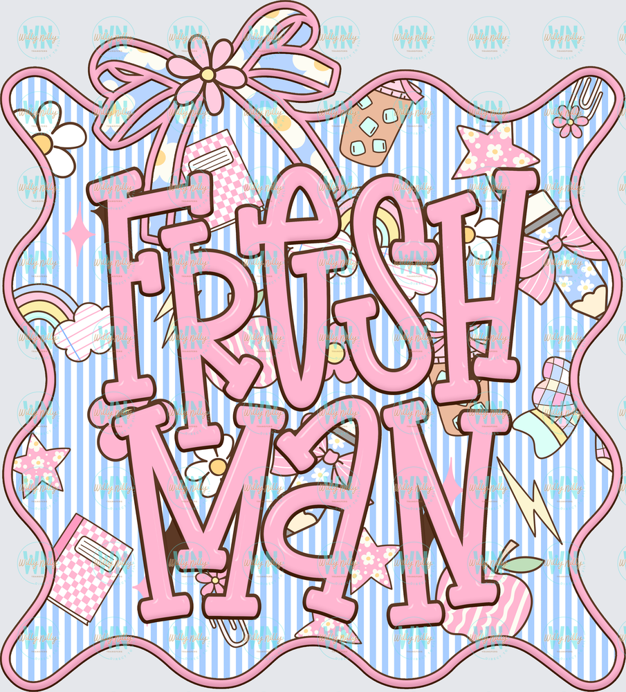 Freshman (seersucker)-Ready to Press DTF Transfer