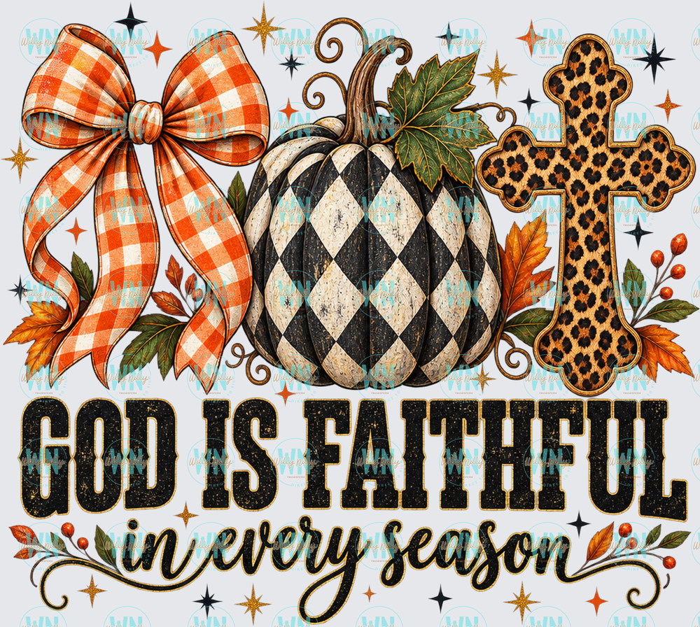 God is Faithful-Ready to Press DTF Transfer