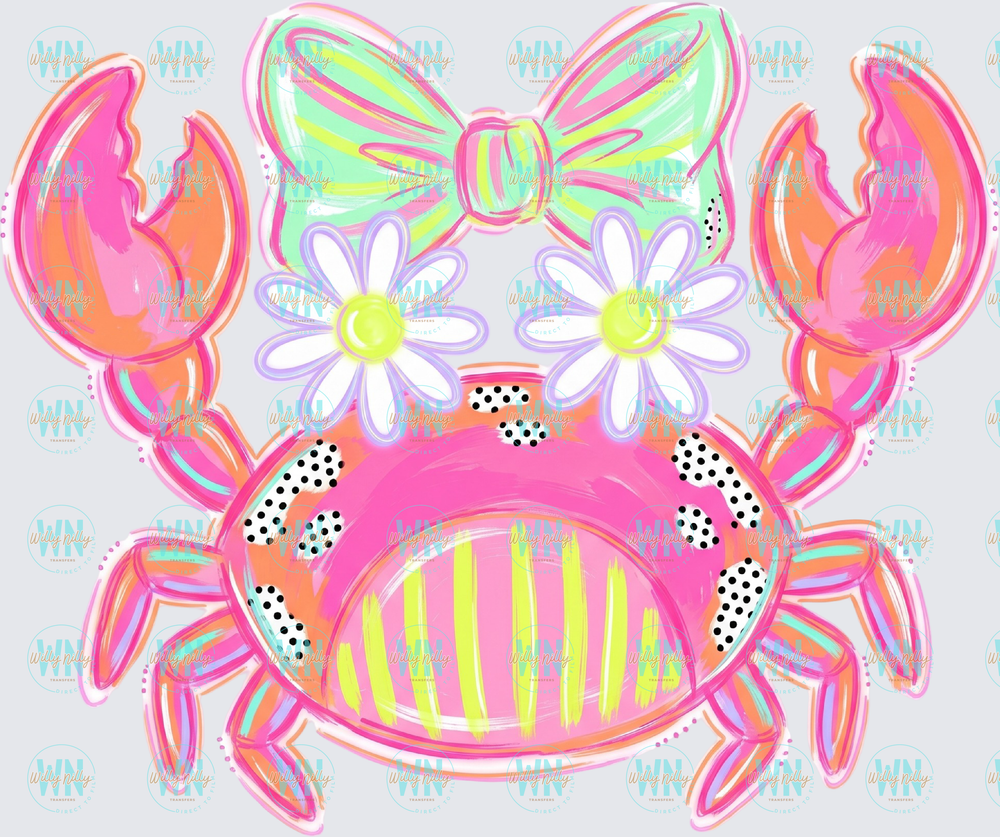 Cute Crab-Ready to Press DTF Transfer