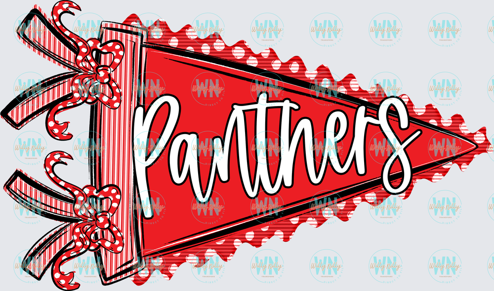Panthers pennant-Ready to Print DTF Transfer