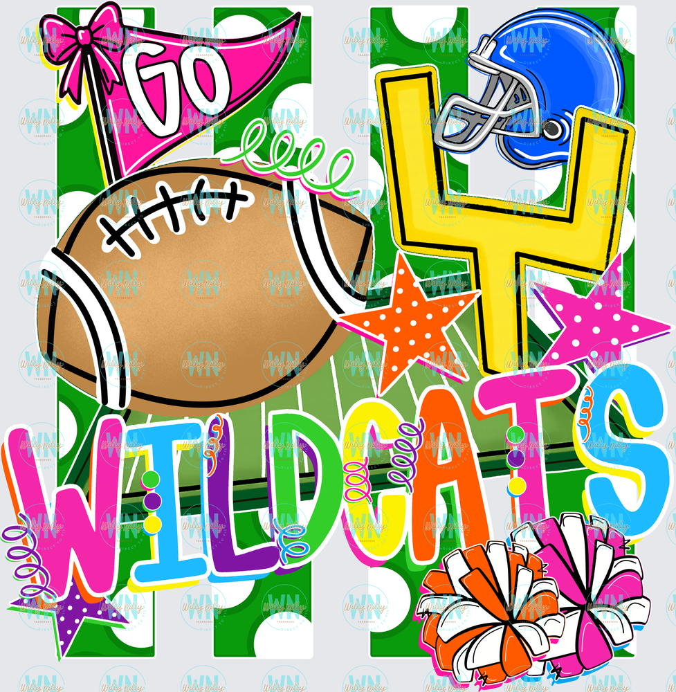 Go Wildcats-Ready to Press DTF Transfer