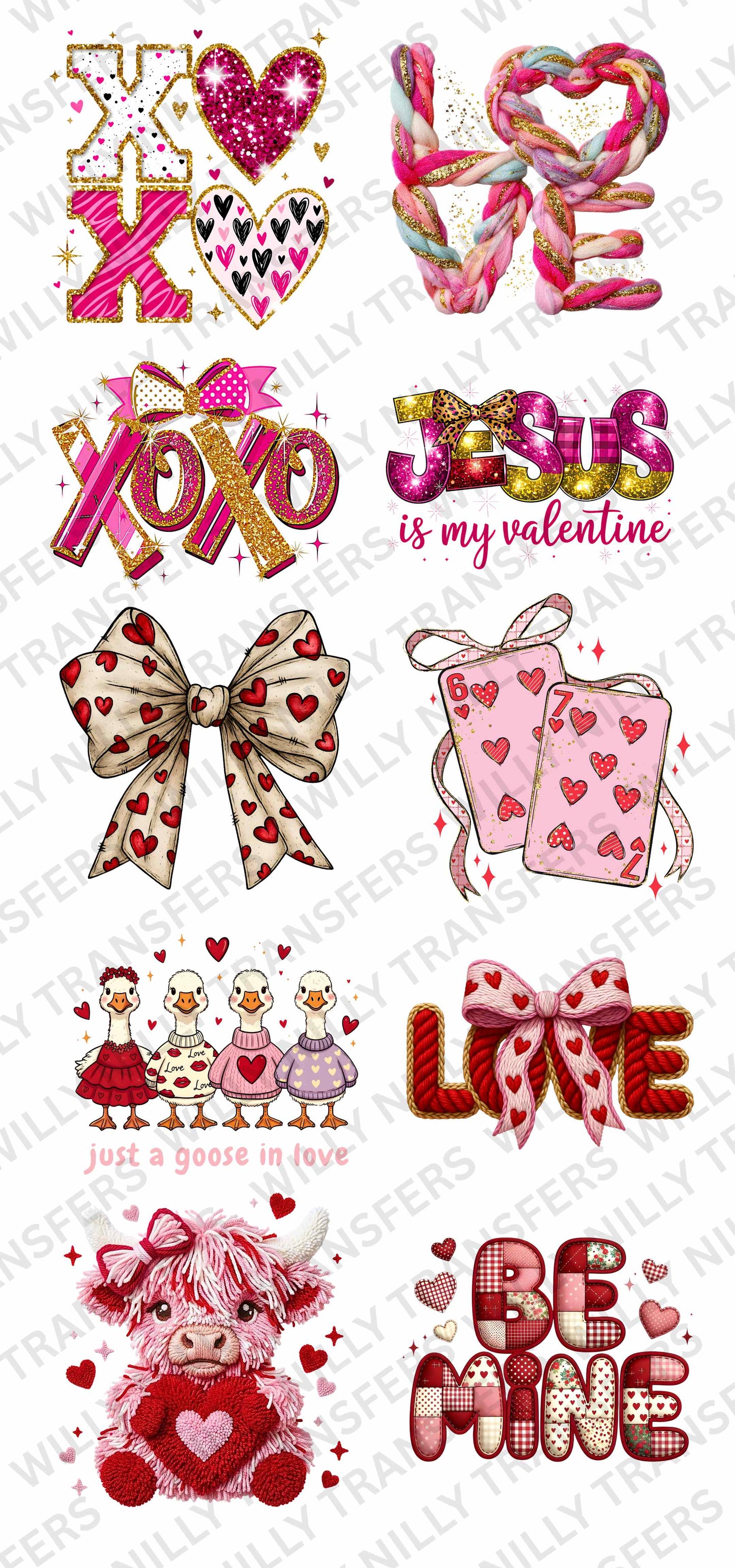 PREMADE V-DAY YOUTH GIRLS (22x48)