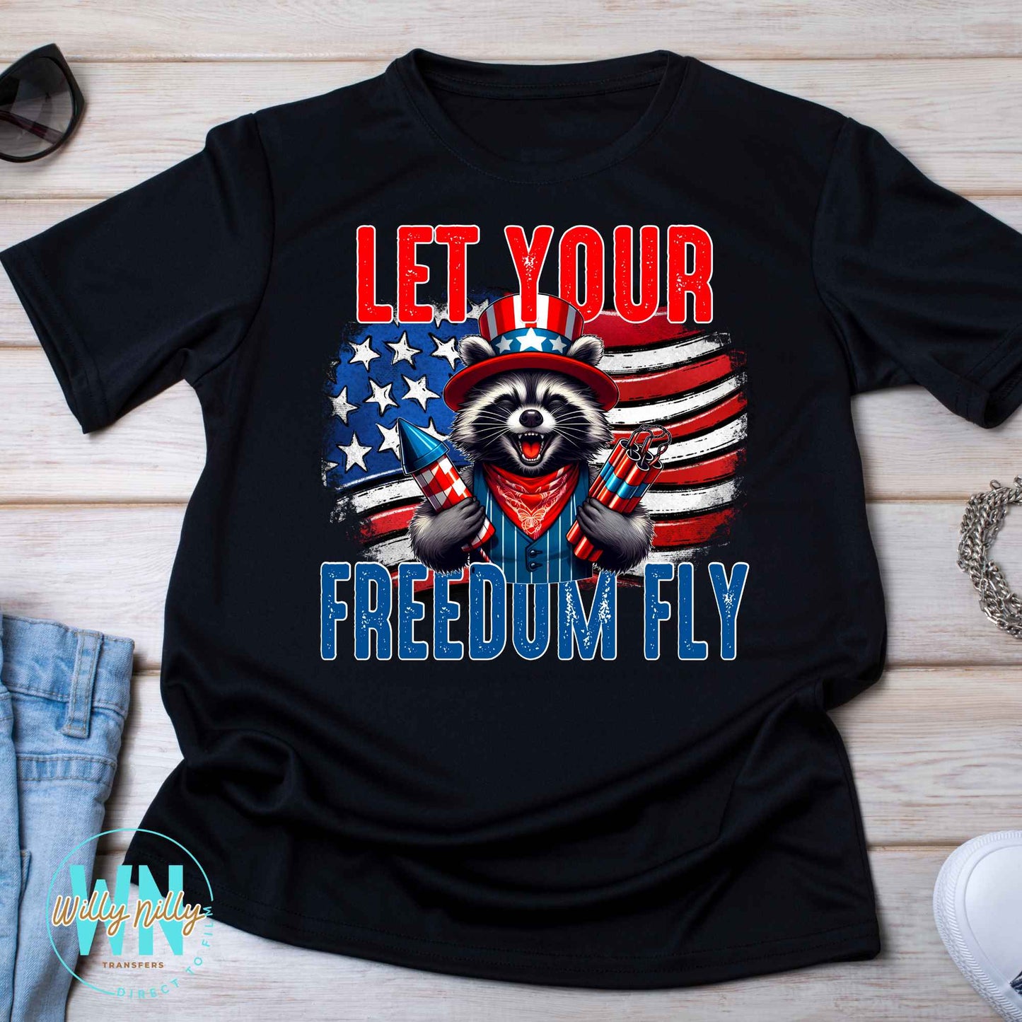 Let Your Freedom Fly-Ready to Press DTF Transfer