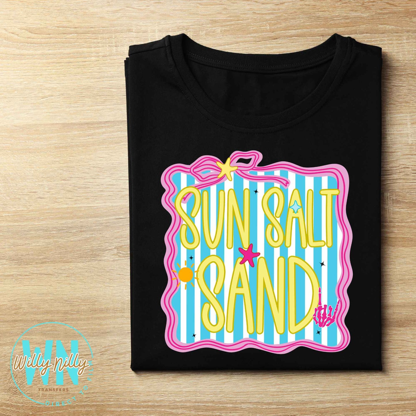 Sun Salt Sand-Ready to Press DTF Transfer