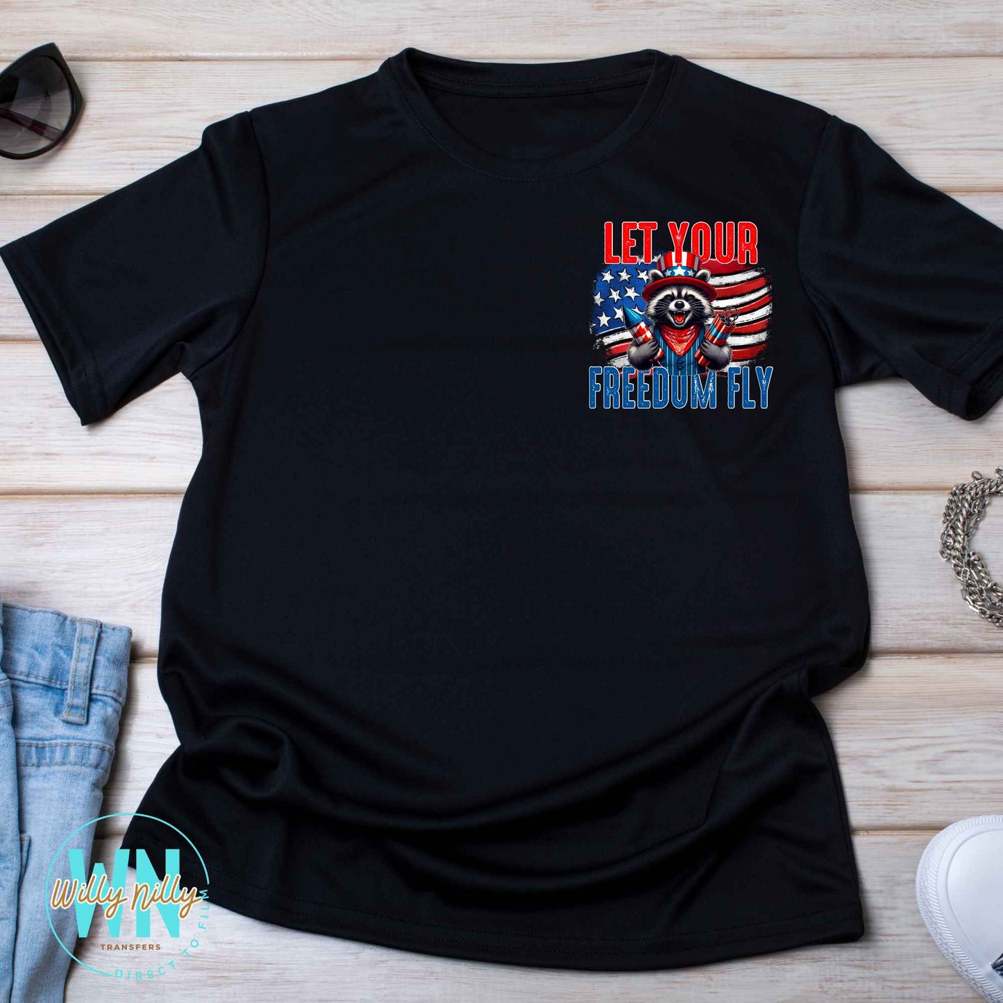 Let Your Freedom Fly-Ready to Press DTF Transfer