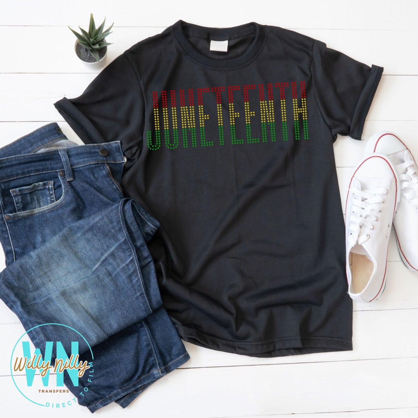 Juneteenth-Ready to Press Spangle Transfer