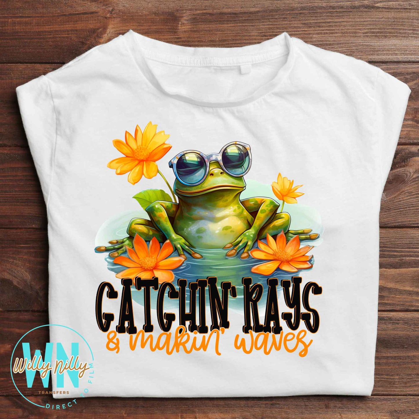 Catchin' Rays & Makin' Waves-Ready to Press DTF Transfer