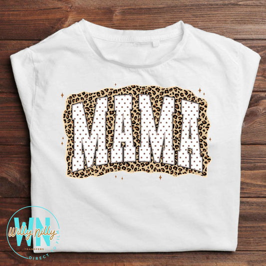 Mama (cheetah print)-Ready to Press DTF Transfer