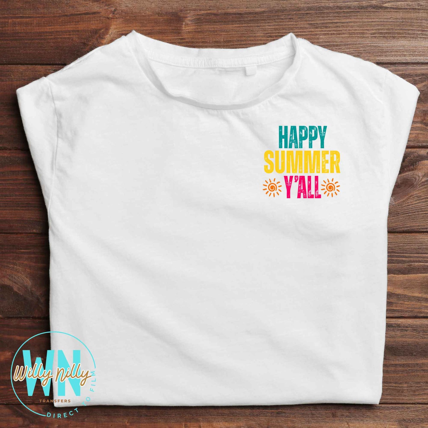 Happy Summer Y'all-Ready to Press DTF Transfer