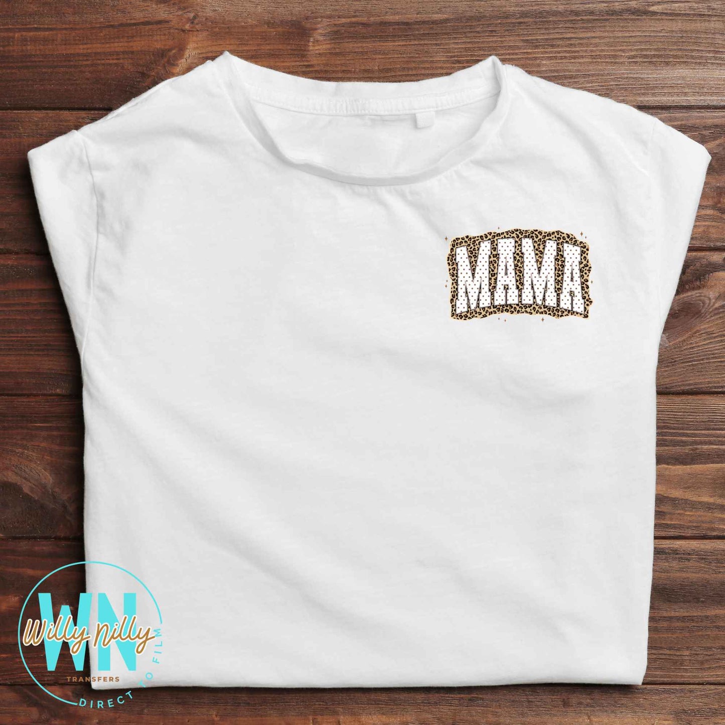 Mama (cheetah print)-Ready to Press DTF Transfer
