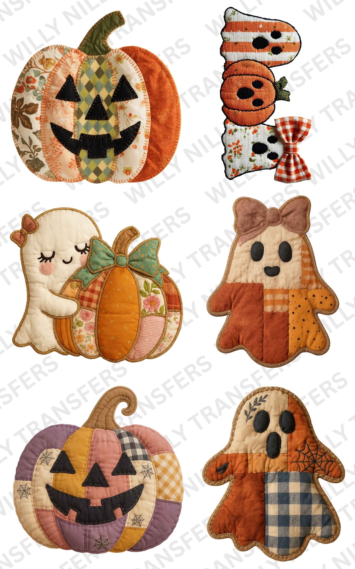 Premade Gang Sheet-Patchwork Halloween (Adult)