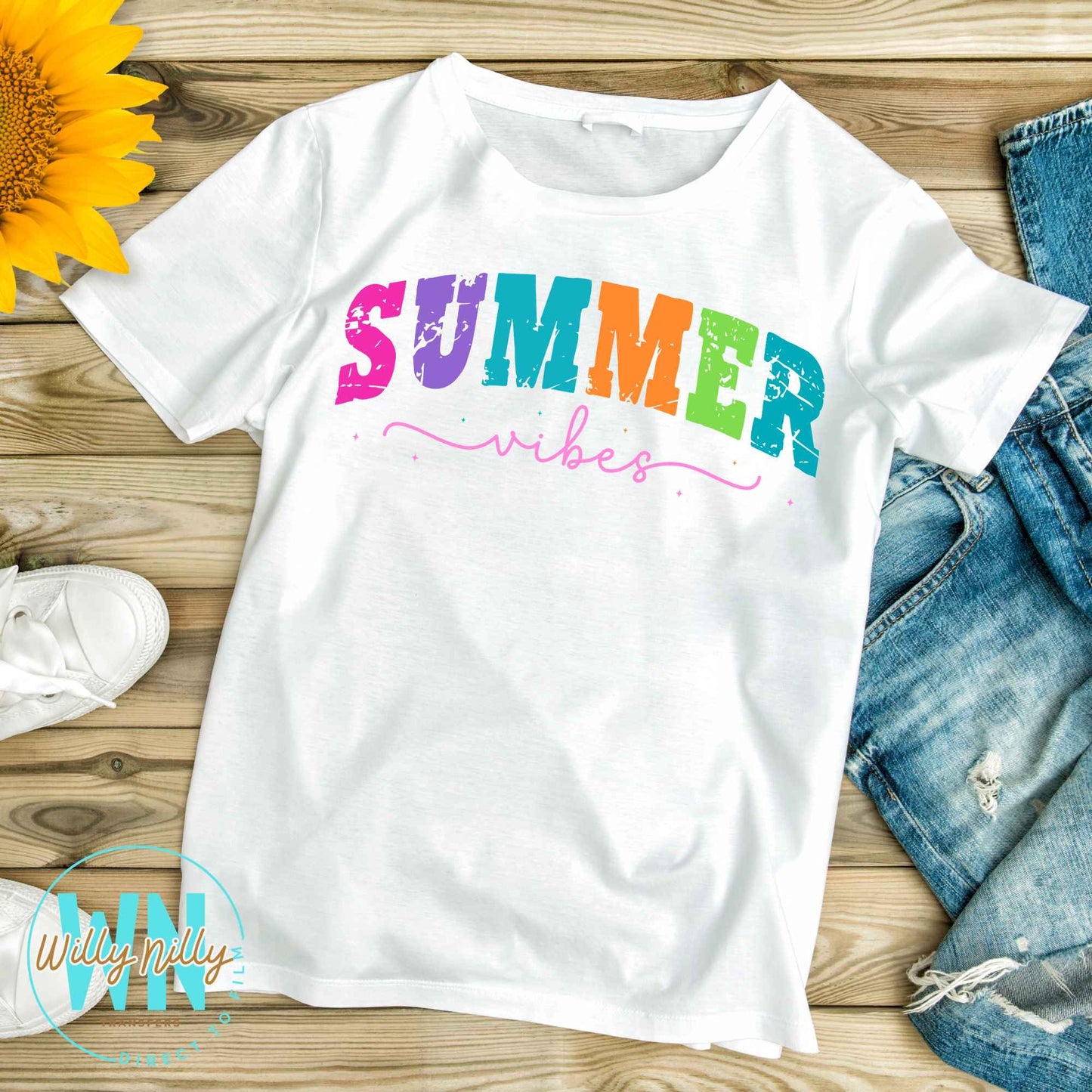 Cute Summer Vibes-Ready to Press DTF Transfer
