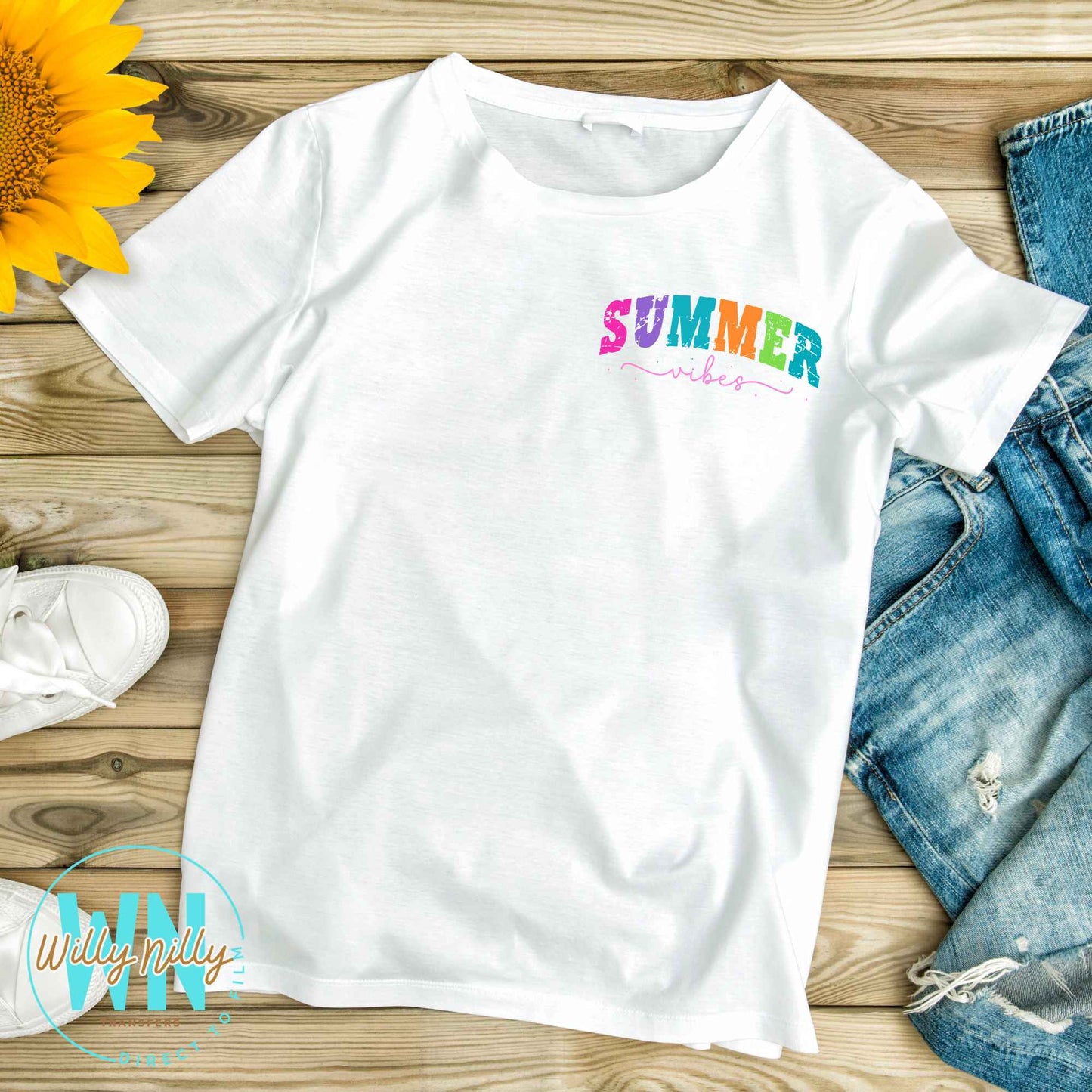 Cute Summer Vibes-Ready to Press DTF Transfer
