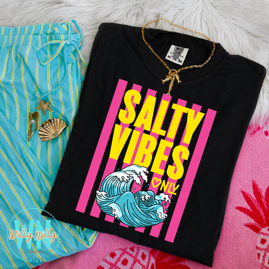 Salty Vibes (pink)-Ready to Press DTF Transfer