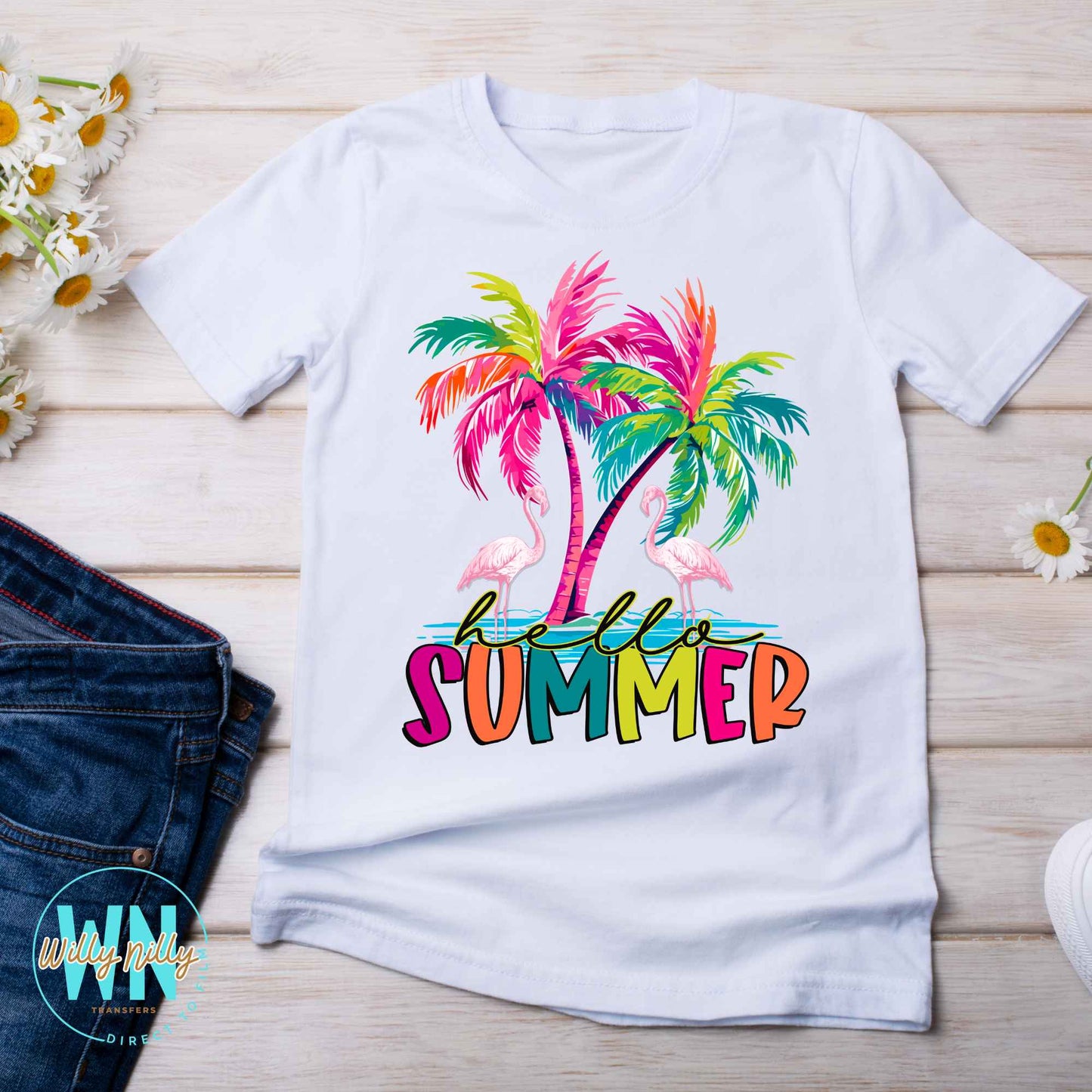 Hello Summer-Ready to Press DTF Transfer