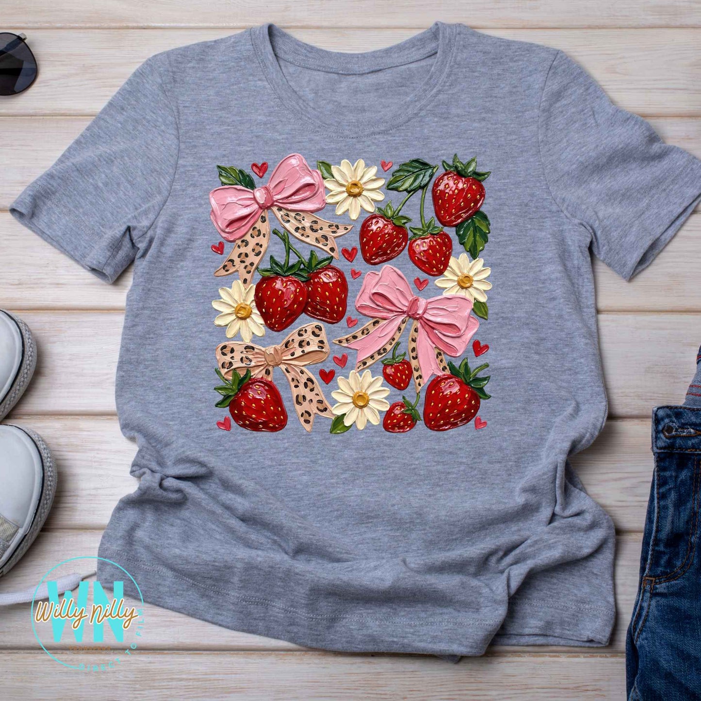 Strawberry Summer-Ready to Press DTF Transfer