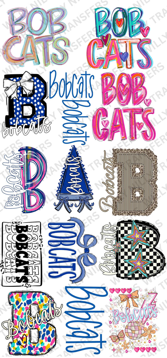 Premade 22x48 (Youth) School Spirit BOBCATS