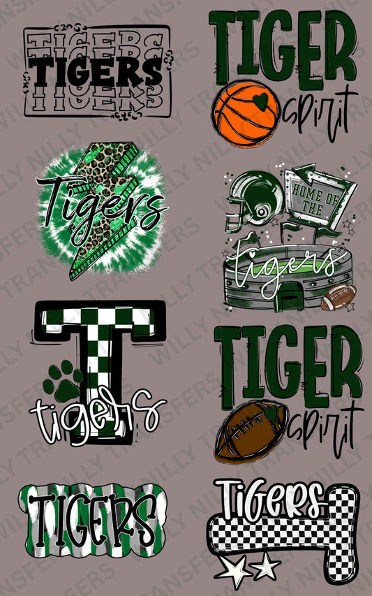 Premade DTF Gang Sheet-TIGER Spirit (youth)