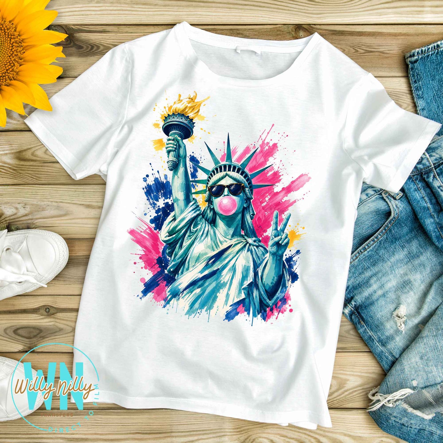 Peace America-Ready to Press DTF Transfer