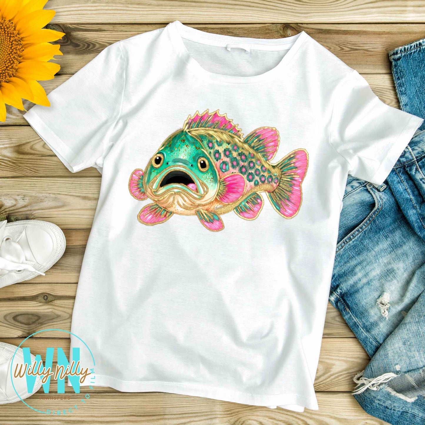 Summer Fish-Ready to Press DTF Transfer